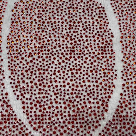 NWT 20x20 Velvety Crystal Rhinestone Embellished Pumpkin Fall Pillow - Picture 11 of 11